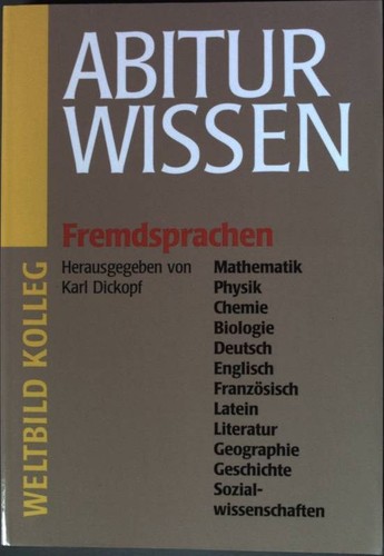 Abiturwissen fremdsprachen - abiturwissen:,