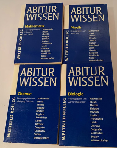 Abiturwissen weltbild - 4x,