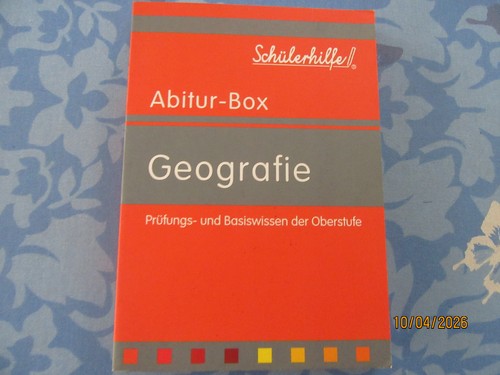 Abitur box geografie - box,,